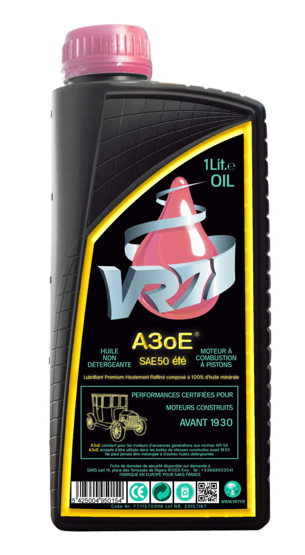 VR7 huile moteur été ancêtres avant 1930